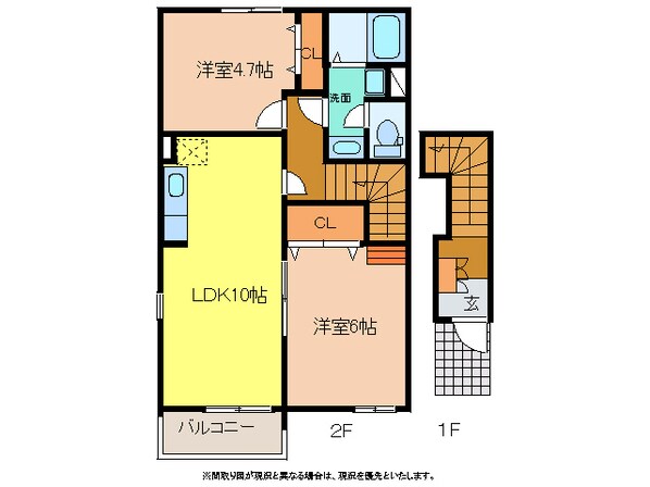 ロッソ・コルサの物件間取画像